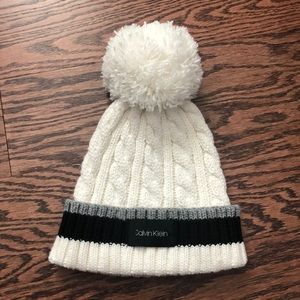 Calvin Klein beanie with Pom Pom